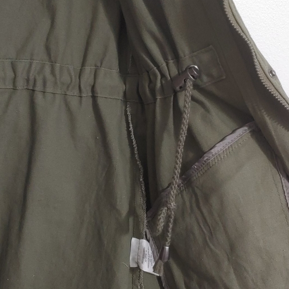 Francesca’s Military Style Olive Green Jacket - Picture 9 of 15